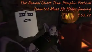 The Annual Ghost Town Pumpkin Festival Haunted Maze No Hedge Jumping  1:52.72