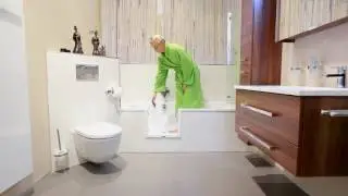 Einbau einer Badewannentür