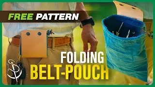 Off-Grid Leathercraft: How to Make a Dump Pouch | FREE PATTERN