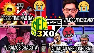 REAÇÕES DOS SÃO PAULINOS REVOLTADOS NA GOLEADA DO MIRASSOL 3X0 SÃO PAULO - CAMPEONATO PAULISTA 2026