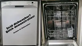 $450 Dishwasher? Quick demonstration of the Seasons 24 SDF24P2AWW!