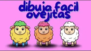 C&Oacute;MO DIBUJAR una OVEJA F&Aacute;CIL en 5 PASOS para PRINCIPIANTES 🐑