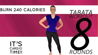 Tabata Bodyweight Workout // FULLBODY Tabata // TABATA (8 rounds) | lucyb_fit