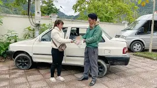 The girl spent $1000 to buy a car to repair and prepare to build it into a supercar.