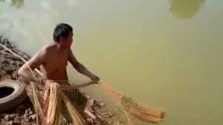 cast net fishing accident