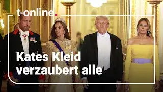 Staatsbankett: Prinzessin Kate begeistert mit Kleid