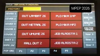 Mpep 2026 set terbaru cover jangan tunggu lama lama set pa600 pa700 pa1000