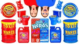 Red Food vs Blue Food Challenge | Funny Challenges by PaRaRa