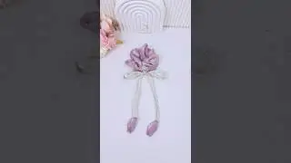 Make STUNNING Tulip Flower Scrunchies Easily!