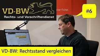 VD-BW &ndash; Rechtsstand der Gesetze anzeigen und vergleichen