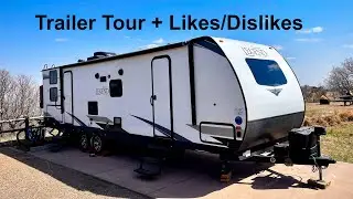 Полный трейлер Forest River Surveyor Legend 296QBLE 2021 года! (1 год после покупки и использования)