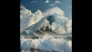 What the Great Wave of Kanagawa would have looked like?
