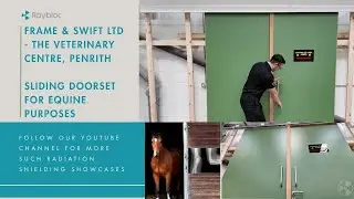 Bespoke Sliding Door for Equine Radiography | Raybloc Case Study