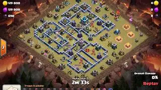 TH13 Split Base 3Star⭐️⭐️⭐️ Yeti Bowler Popular War Attack | Clash of Clans 2020 #clashofclans