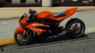 Kawasaki ZX6R Drag - GTA 5 mod - review and installation of the mod