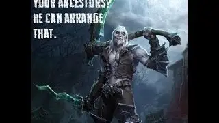 Heroes of the Storm: Xul, the Necromancer. This scythe isn't just for show