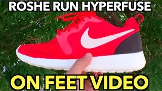 [ On Feet ] Roshe Run Hyperfuse | Light Crimson