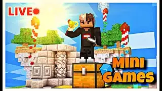 Can I Win CubeCraft Mini Games? 🤯 | LIVE | MINECRAFT | (DAY:-6)
