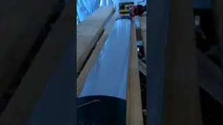 Rustic Box Beam Light Fixture - Under $35 #diy #woodworking #light 56sec FFWD of full vid on Channel
