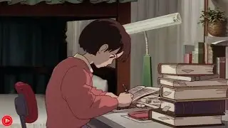 Lofi Hip Hop Girl Stops Studying 24/7 | 2 Am Study Session, Please Study With Me