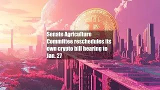 Senate Agriculture Committee reschedules its own crypto bill hearing to Jan. 27