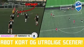R&Oslash;DT KORT OG UTROLIGE SCENER | BORGHAVEN IF vs NORDVEST FC | 2025-2026 [6]