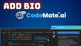 How to Add Bio on Codemate AI 2025?
