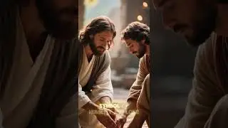 Jesus washes the disciples' feet_ The greatest is