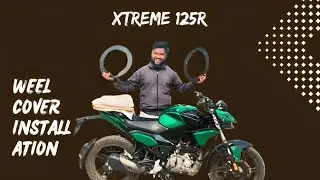 Hero Xtreme 125 r wheel cover installation 💚✅ look like a miniz900🤭