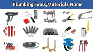Amazing Plumbing tools and materials name||New plumbing Tools ,Materials