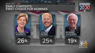 Warren Takes Lead In CBS Battleground Tracker