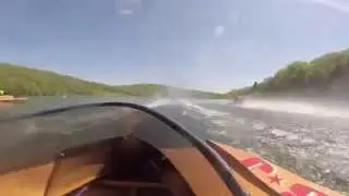 Onboard a Stock Outboard Hydroplane