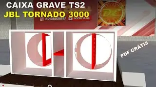 Caixa de grave ts2 tornado 3000