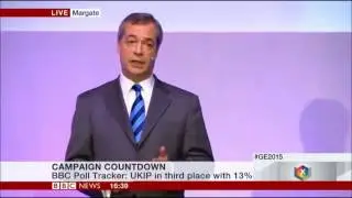 Nigel introduces Labour defector