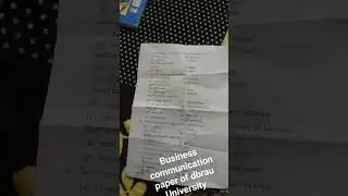 business communication paper of dbrau University