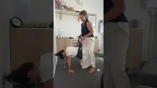 Demonstrating Rebozo Technique with Chiropractor Dr Kelly Ryan