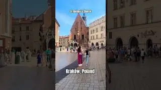 14th Century Polish 🇵🇱 Gothic church of St Barbara #travel #polska #explore #poland #trending