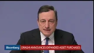 ECB’s Mario Draghi Announces Trillion-Euro QE Plan