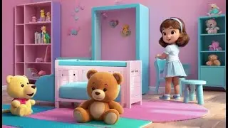 El travieso osito de peluche escondió los | Canciones Infantiles y Rimas para Niños