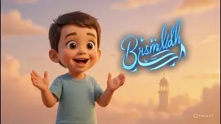 Bismillah &ndash; A Beautiful Islamic Poem for Children | Kids English Poem | Islamic Cartoon