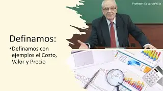 Definamos con ejemplos el Costo, Valor y Precio 👍👍