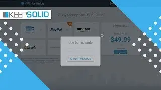 How to apply a bonus code for VPN Unlimited