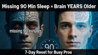 90 Minutes Less Sleep Ages Your Brain Faster &mdash; Science‑Based Sleep Reset in 7 Days
