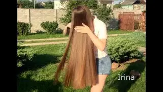 Irina's first videoshoot for LTRESS ! - one of the World's most beautiful long manes !