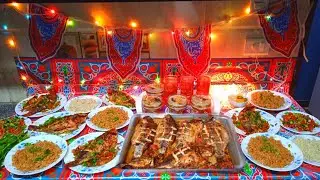 فطار ٣رمضان/هنحضر احلي فطار في نص ساعه وبس يلا خد فكره وجرب بكره(روتين سفرتنا في رمضان)