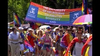 University of Melbourne at the Midsumma Pride March 2019