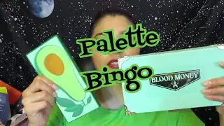 Palette Bingo with Blood Money and Revolution Avocado Palette