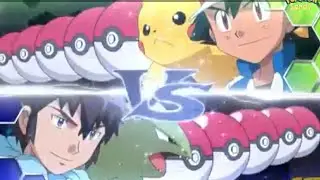 Ash vs Alain - Full Battle | Pokemon