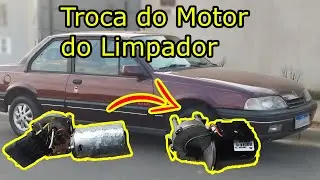 Troca do Motor do Limpador do Parabrisa Monza 1994 Tubarão EFI