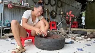 Amazing Talented 18-Year-Old Genius Girl Successfully Repairs and Restores Old Motorcycle Engine